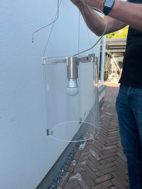 Hanglamp glas transparant design prandina s1, Huis en Inrichting, Lampen | Hanglampen, Minder dan 50 cm, Glas, Ophalen of Verzenden