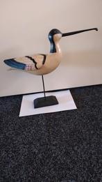 vogel grutto decoratie  van hout 40cm hoog, Ophalen of Verzenden, Gebruikt, Dier