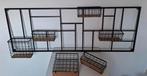 Wandrek 150x55 inclusief 6 hangmandjes, Huis en Inrichting, Ophalen, Zo goed als nieuw