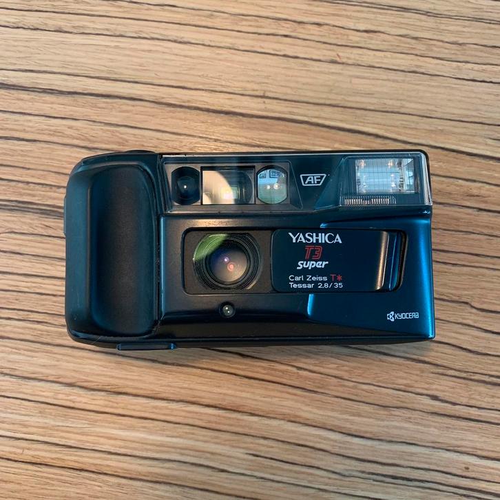 Yashica t3 super, Audio, Tv en Foto, Fotocamera's Analoog, Gebruikt, Compact, Overige Merken, Ophalen of Verzenden