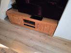 Mooi houten TV-meubel, Ophalen, Gebruikt, 150 tot 200 cm, Teakhout