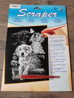 Zelf knutselen : zilveren ets / tekening -- honden (nieuw!), Ophalen of Verzenden, Nieuw, Materiaal
