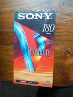 vhs videoband sony 180minuyes premium 3hours in de folie, Alle leeftijden, Ophalen of Verzenden, Nieuw in verpakking, Actie en Avontuur