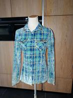 Dish Milano Blouse - Real Indigo - Maat L valt als M, Blauw, Dish Milano, Maat 42/44 (L), Nieuw