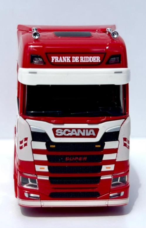 611 herpa scania cs Frank de ridder koeler 1:87 truck limit, Hobby en Vrije tijd, Modelauto's | 1:87, Nieuw, Bus of Vrachtwagen
