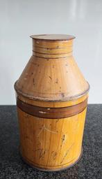 Oude Blikken Koffiebus - Vintage Voorraadbus, Ophalen of Verzenden