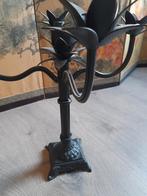 Ijzeren kandelaar, Antiek en Kunst, Antiek | Kandelaars, Ophalen, Overige materialen