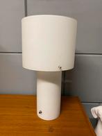 Vintage tafel lamp gamna wit glas jaren met kleurlampen, Ophalen, ., 2de hands, .