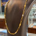 21 karaat gouden ketting monte carlo schakel, Ophalen of Verzenden