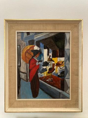 Dame voor de etalage van hoeden winkel  beschikbaar voor biedingen