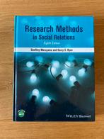 Research Methods in Social Relations, Ophalen of Verzenden, Alpha, Zo goed als nieuw, WO