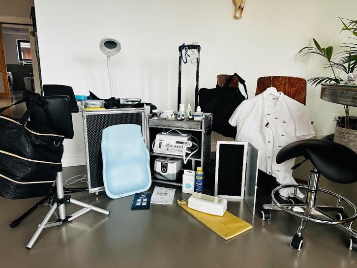 Complete professionele pedicure set, Witgoed en Apparatuur, Persoonlijke-verzorgingsapparatuur, Zo goed als nieuw, Hand- en Voetverzorging