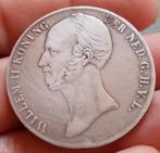 Zilveren rijksdaalder koning Willem 2 uit 1845, Postzegels en Munten, Munten | Nederland, Zilver, 2½ gulden, Ophalen of Verzenden