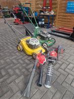 Grasmaaier-Heggenschaar-bladblazer-kettingzaag, Tuin en Terras, Grasmaaiers, Cirkelmaaier, Ophalen of Verzenden, Gebruikt