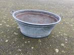 Te koop prachtige grote zinken teil, Tuin en Terras, Bloempotten, Ophalen, Zo goed als nieuw, Overige vormen, Overige materialen