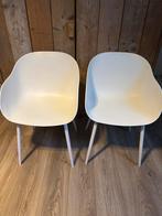 2 mooie witte kuip stoelen. Als nieuw., Ophalen, Zo goed als nieuw, Wit, Twee