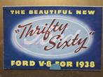 1938 FORD V-8 mailer folder, Engels, Ophalen of Verzenden, Zo goed als nieuw, Ford