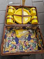 Nieuwe Picknickmand met Gele Accessoires, Hobby en Vrije tijd, Picknickmanden, S, Nieuw, Ophalen of Verzenden, S