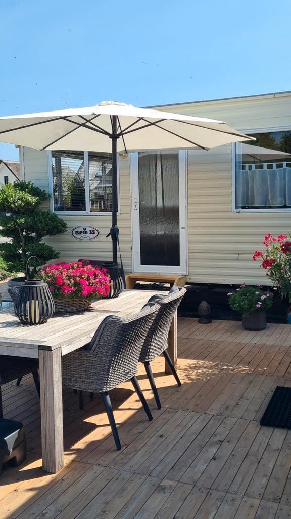 Stacaravan, Cosalt Torino, 3 slaapkamers 11×3.70 airco, Caravans en Kamperen, Stacaravans, tot en met 3, Ophalen