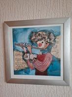 Rosina Wachtmeister flute player, Huis en Inrichting, Ophalen of Verzenden, Minder dan 50 cm, Schilderij, Minder dan 50 cm