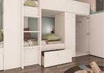 Maxim Multifunctioneel Stapelbed - 90x200 - Volledig Wit