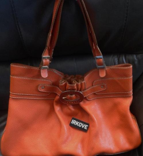 ANYA HINDMARCH * TOPPER DESIGN TAS * Leer *, Sieraden, Tassen en Uiterlijk, Tassen | Damestassen, Zo goed als nieuw, Handtas, Oranje