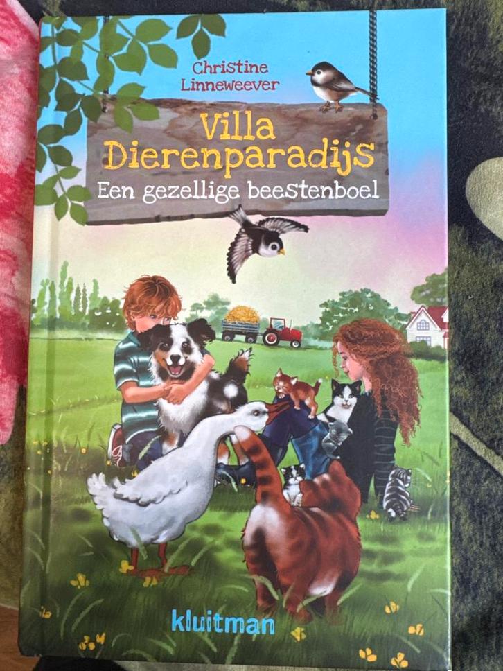 Christine Linneweever - Een gezellige beestenboel!, Boeken, Kinderboeken | Jeugd | onder 10 jaar, Zo goed als nieuw, Fictie algemeen