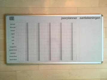 Jaarplanner / Planbord / Magneetbord (62 x 122 cm) [I.z.g.s]