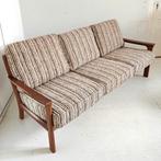 Vintage Design Bank - Driepersoons, Huis en Inrichting, Banken | Bankstellen, Hout, Vintage, Driepersoons, 75 tot 100 cm