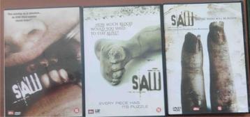 Saw DVD 's 1 2 3 en 4 - hoeft niet in 1 koop beschikbaar voor biedingen