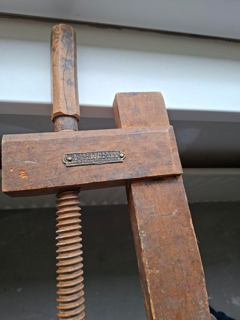 Antieke Houten Schroef lijmklemmen - Set van 2, Antiek en Kunst, Antiek | Gereedschap en Instrumenten, Ophalen