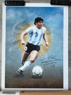 Diego Maradona Poster, Ophalen of Verzenden, Zo goed als nieuw, Buitenlandse clubs, Poster, Plaatje of Sticker