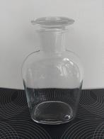 Mooie vintage transparante apothekersfles, Ophalen of Verzenden