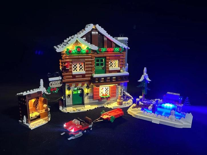 Verlichting 10325 Skihut Alpine Lodge LED verlichtingsset, Kinderen en Baby's, Speelgoed | Bouwstenen, Nieuw, Overige merken, Ophalen of Verzenden