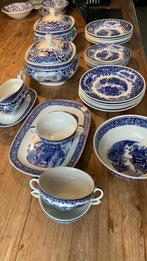 Maastricht Cambridge old england blauw servies, Ophalen