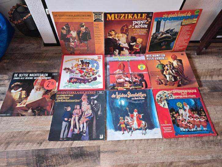 Vintage Sinterklaas LP's - 10 verschillende stuks, Diversen, Sinterklaas, Gebruikt, Ophalen of Verzenden