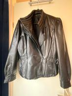 Vintage leren jas, Ophalen of Verzenden, Zo goed als nieuw, Maat 38/40 (M), Zwart