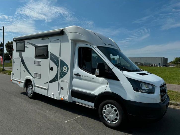 Te huur Chausson s697 enkele bedden 170 pk KM VRIJ, Caravans en Kamperen, Verhuur