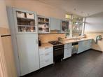 Complete keuken (Bruynzeel) - zelf demonteren, Huis en Inrichting, Keuken | Complete keukens, Ophalen, Gebruikt, Blauw, Graniet of Steen