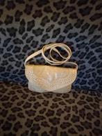 Schoudertasje beige glans, Ophalen of Verzenden, Zo goed als nieuw, Beige, Schoudertasje