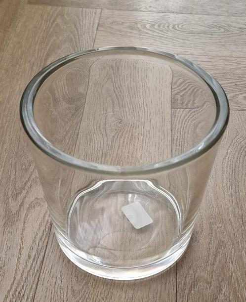 2 nw. dik glazen deco-/ bloempotten voor vele doeleinden, Tuin en Terras, Bloempotten, Nieuw, Overige materialen, Binnen, Balkon