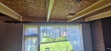 Gordijn rail antiek hout roede beschikbaar voor biedingen