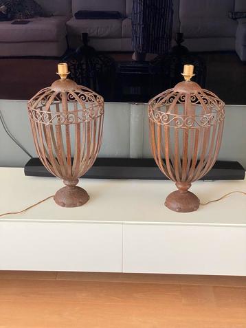 Stout lampen, 2 stuks met de hand gemaakte tafellampen. beschikbaar voor biedingen
