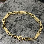 14k gouden armband monte carlo schakel, Sieraden, Tassen en Uiterlijk, Ophalen of Verzenden, Nieuw, Goud