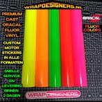 ORACAL FLUOR motor logo merk stickers in alle formaten, Motoren, Accessoires | Stickers, Verzenden