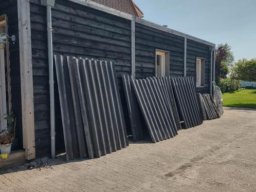 Dakplaten/ golfplaten + nokplaten merk Cembrit, Doe-het-zelf en Verbouw, Dakpannen en Dakbedekking, Dakplaat of Dakpanplaat, Metaal