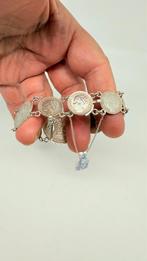 Zilveren muntarmband van 10 kwartjes Wilhelmina., Ophalen of Verzenden, Zilver, Armband
