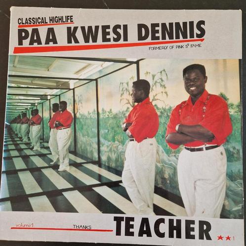 Paa Kwesi Dennis - Teacher LP (Ghana Highlife), Cd's en Dvd's, Vinyl | Wereldmuziek, Gebruikt, 12 inch, Ophalen of Verzenden