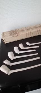 Collectie van 6 stenen pijpjes, Verzamelen, Rookartikelen, Aanstekers en Luciferdoosjes, Ophalen