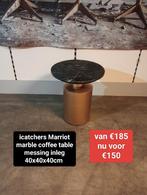 Nieuwe icatchers Marriot marble coffee table messing €150, Ophalen, ., Nieuw, .